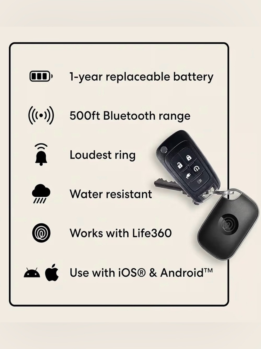 TILE PRO TRACKER: FIND YOUR PHONE, LOST/STOLEN ITEMS, STAY SAFE WITH SOS - NWT - Picture 7 of 8